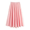 thumbnail image 4 of EDFBUYKRS Female Skirts Fall Maxi Skirts with Pockets for Women 2026 Women's Solid Color Casual Long Skirt, 4 of 7