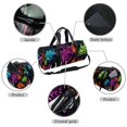 thumbnail image 2 of Paw Print Soccer Bag with Swim, Carry on, Shoe, and Travel Bag Options, Size 17.7 Inches, Interior Zipper Pocket, Large Capacity, 2 of 6
