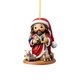 thumbnail image 1 of Árbol de Navidad nacimiento acrílico 2D colgante colgante navideño colgante con forma de árbol de Navidad colgante acrílico navideño colgante anual, 1 of 4