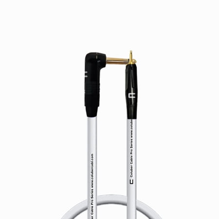 Coluber Cable Right Angle 1/4" TS to 3.5 TS Male - Pro Audio Interface Cable