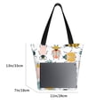 thumbnail image 5 of Kll Tote Bag For Women Colorful Insects Print Shopping Grocery Reusable Bags For Office School Shopping Travel, 5 of 8