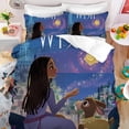 thumbnail image 3 of Disney Wish Asha funda nórdica con funda de almohada, dibujos animados de Anime, princesa Asha, juego de cama de Navidad, decoración de dormitorio, regalo para niños, 3 of 4
