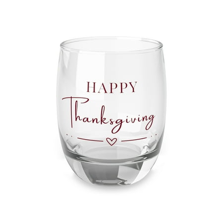 

Happy Thanksgiving Whiskey Glass Thanksgiving Tumbler Thanksgiving Glass