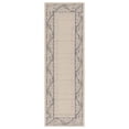 thumbnail image 2 of Safavieh Courtyard Micah Floral Indoor/Outdoor Runner Rug, Sand/Gray, 2'3" x 6'7", 2 of 9
