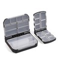 thumbnail image 1 of Leo Large ABS Fishing Tackle Accessory Box - Semi-Automatic Open/Close Design, 8+ (1-4) Customizable Compartments, 9.5x12x3.3cm, 127g - Versatile Storage Case for Fishing Gear with DIY Dividers, 1 of 6
