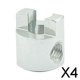 thumbnail image 1 of 4x Eje de Perro Modelo de Barco, Horquilla de Paleta de Lancha Rápida RC de Aleación de Aluminio para Accesorios de Eje de Transmisión de Barco RC 4 piezas, 1 of 8