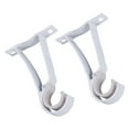 thumbnail image 3 of KALLORY Curtain Brackets Rod 2Pcs Set in White and Red Colors for Reliable Curtain Support, 3 of 8