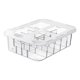 thumbnail image 1 of 10 grid drawer underwear storage box, multi-functional under-table pull-out storage box, very suitable for storing socks, underwear and small items, 1 of 2
