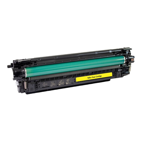 V7 - Yellow - compatible - color box - remanufactured - toner cartridge - for HP Color LaserJet Enterprise MFP M577; LaserJet Enterprise Flow MFP M577