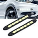 thumbnail image 4 of 2 uds luz de circulación diurna Flexible Cob silicona 12v Led Drl niebla conducción cúpula lámpara Interior Compatible con coche, 4 of 5