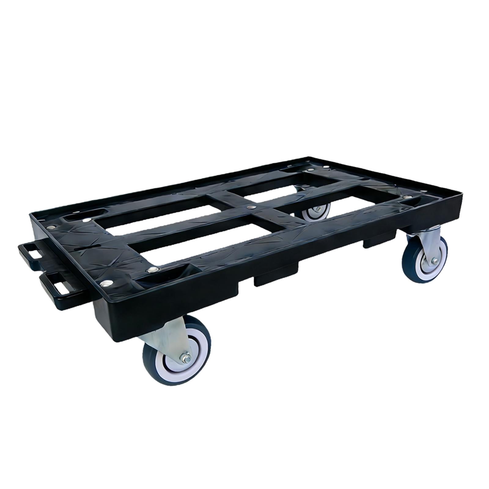 JISADER Furniture Dolly Sturdy Multupurpose Creative Heavy Duty Furniture Mover Tool Black 3inch wheels