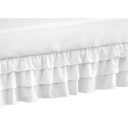 UPC: 0846480060208 | Harper White Collection Crib Bed Skirt