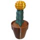 thumbnail image 5 of Soporte para teléfono, estatua de planta, regalo de inauguración de la casa, decoración navideña, divertido soporte de escritorio, decoración de mesa Amarillo, 5 of 8