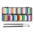 thumbnail image 3 of Face Paint Palette Makeup Set Water based Paints Supplies Neon Face Painting for, 3 of 9