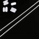 thumbnail image 1 of Reemplazo de clips de conector de cable de cadena de bola de persiana enrollable vertical romana (20 piezas, blanco) ShuxiuWang 8390613452733, 1 of 1