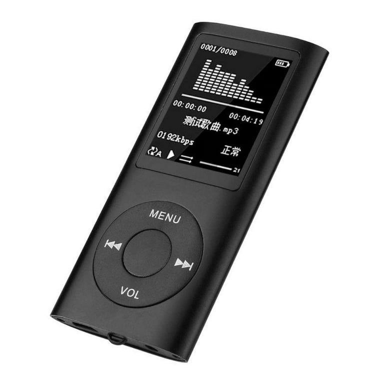 MP3 Music Player HIFI MP6 Player Digital LCD Screen Voice Recording FM  Radio Recorder Player Card Reader