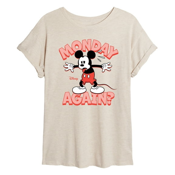 Disney - Monday Again - Juniors Ideal T-Shirt