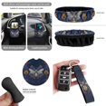thumbnail image 6 of KUIFORTI Bee Flower Car Seat Covers Elastic Fabrics 15 Pack Car Accessories Full Set for Women Men with Auto Seat Belt Cover Soft Washable Universal Fit Most Vehicles Cars SUV, 6 of 7