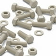 thumbnail image 4 of 10 x PPS Hex Head, M6 x 20mm (15/64 x 25/32 in), Plastic Nuts and Bolts (Screws), Washers, Polyphenylene sulfide, 4 of 11