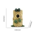 Cute Frog Planter Resin Statue, Funny Animal Flower Pot for Indoor ...