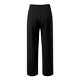 thumbnail image 5 of Krdevn Womens Pants - Women's Wide Leg Work Pants High Waist Business Casual Slacks Trousers,Pants for Women,Size:L, 5 of 5