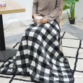 thumbnail image 5 of TNDBKQWR Protable Throw Blanket Wearable Throw, Winter Warm Chair Throw Cover, Poncho Blanket Plaid Fleece Throw Blanket 53.15"x31.4", 5 of 5
