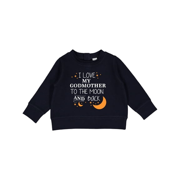 Inktastic I Love My Godmother to the Moon and Back Baby Sweatshirt