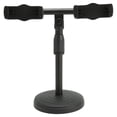 thumbnail image 3 of Desktop Cell Phone Holder, Adjustable Height Phone Stand Stable Base Dual Phones Supported Flexible Hands Free  for Video Recording, 3 of 7