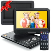 APEMAN 2022 Upgrade 12.5" Portable DVD Player with 10.5" HD Swivel Scree, Perfect for kids/Traveling