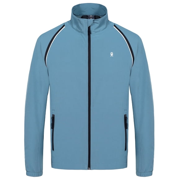 Little Donkey Andy Men's Quick-dry Running Jacket, Convertible UPF 50 Cycling Jacket Windbreaker with Removable Sleeves Size M