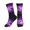 1 Black, variant on Athletic Socks Nebula Purple Galaxy Pattern Sport Running Calf Socks Crew Socks for Men Women