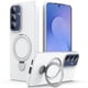 thumbnail image 1 of Para Samsung Galaxy S26+ 5G Case (Compatible With MagSafe) With Invisible Magnetic O-Ring Stand Military-Grade Shockproof Phone Case,White,For Galaxy S26+(5G), 1 of 7