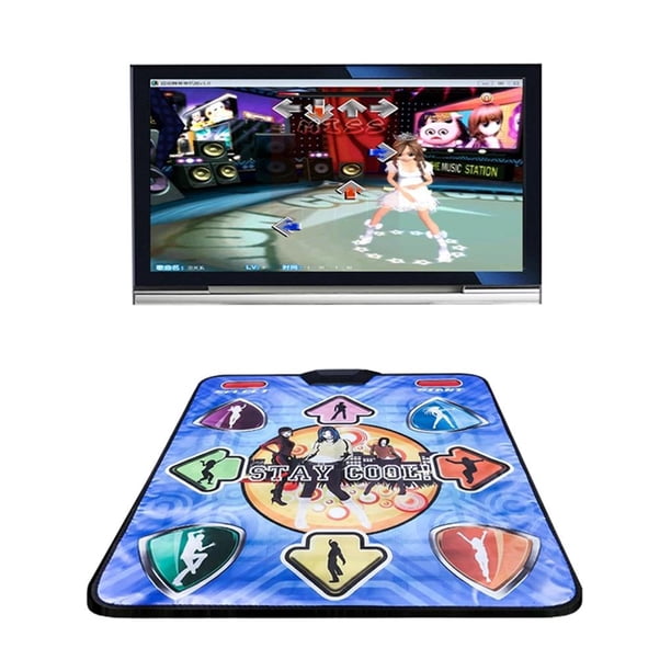 Tapis de danse de danse antidérapant double personne Noref pour console de jeu Nintendo Wii Tapis de danse de danse antidérapant double personne Noref pour console de jeu Nintendo Wii