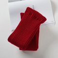 thumbnail image 1 of Calcetines de lana de 90 cm para yoga, baile, fitness, sueltos, apilados, para otoño e invierno, gruesos, largos, para habitación con aire acondicionado, para calentar las piernas, 1 of 6