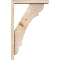 thumbnail image 3 of Ekena Millwork 3 1/2"W x 20"D x 32"H Olympic Block Smooth Bracket w/ Offset Brace, Douglas Fir, 3 of 25