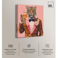 thumbnail image 2 of Tiger Bellini Suit Canvas Tiger Glam Wall Art by Art Remedy, Gallery Wrapped, 24" x 30", 2 of 7