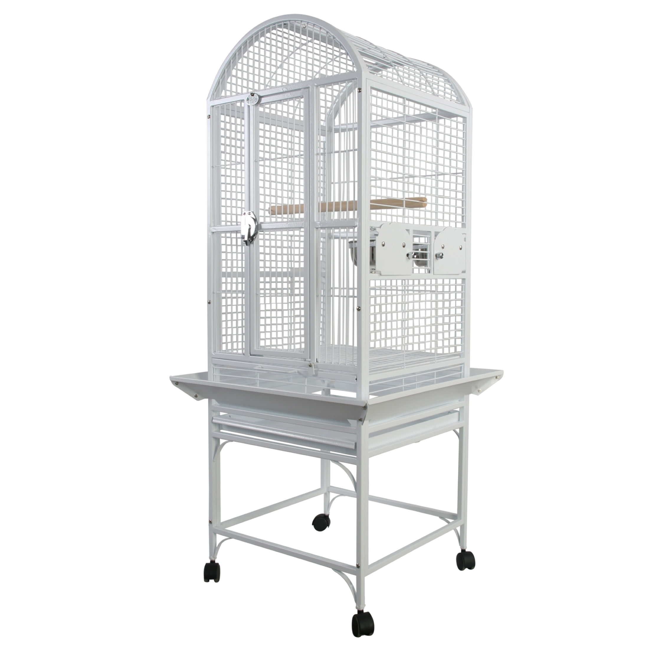 9001818 White Dome Top Bird Cage, by A&E Cage Company