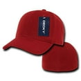 thumbnail image 4 of Decky 402-PL-CAR-23 Fitted Cap, Cardinal - 302, Size - 7, 4 of 4