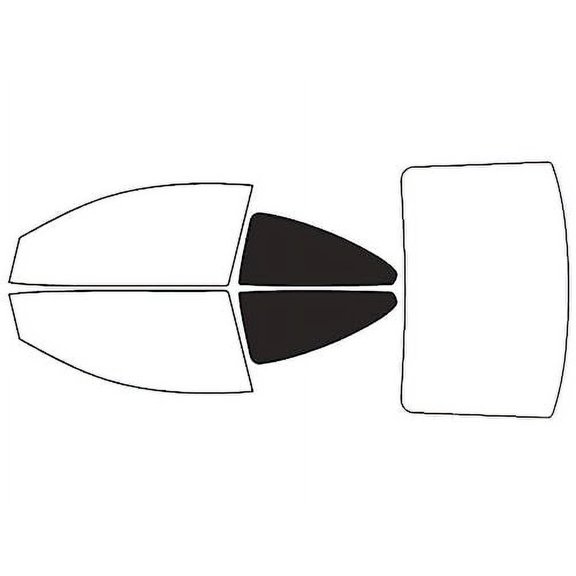 Rvinyl Window Tint Kit Compatible with Pontiac GTO 2004-2006 - Back Precut Kit - 20%
