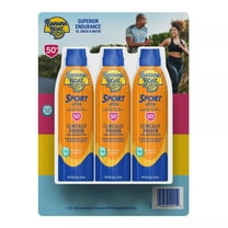 Banana Boat Ultra Sport UltraMist, SPF 50, 6 Ounce (Pack of 3)