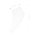 thumbnail image 2 of ADDHAT 2Ud Rulers Acrylic Quilting Template Pinwheel Shape White Practical Tools, 2 of 8