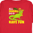 thumbnail image 4 of Inktastic Iguana Funny Pet Boys or Girls Long Sleeve Toddler T-Shirt, 4 of 5