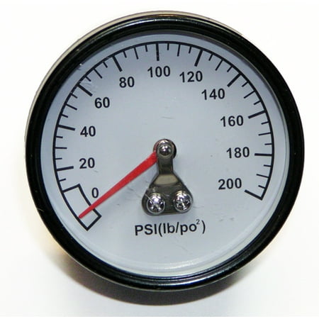Compressor 200psi Black and Decker/Porter Cable Air Compressor Genuine OEM Replacement (2 Pack) 200PSI Gauge .125 NPT # Z-D27212-2PK ()