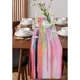 thumbnail image 3 of Table Runner Simple Art Table Decoration for Kitchen Dinning Oil Painting Table Decoration for Indoor Outdoor Party Wedding Decor 13x72inch, 3 of 7