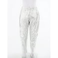 thumbnail image 7 of iiniim Girls Boys Glitter Sequins Hip Hop Jazz Street Modern Solo Dance Harem Pants Sweatpants Performance Trousers, 7 of 7