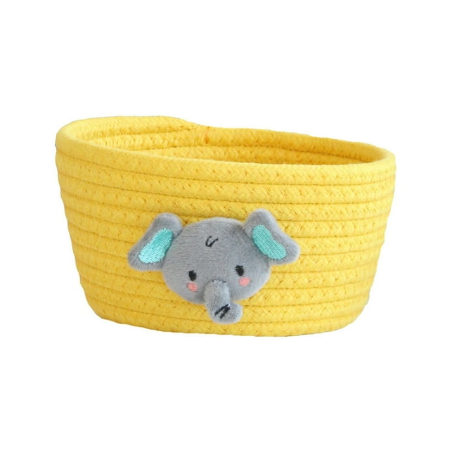TIELUTT Small Woven Cute Blue Rope Room Storage Better and Gardens Organizer Storage Containers for Moving Small Storage for Clothes for Shelves Sheet Set Storage Bags