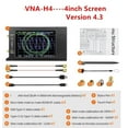thumbnail image 2 of VNA-H4 4inch Vector Network Analyzer 10k-1.5GHz HF VHF UHF Antenna Analyzer Version 4.3 With SD Card Slot, 2 of 6