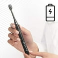thumbnail image 3 of Gleem Brosse à Dents Électrique, à Piles, Poils Souples, Noire, 3 of 6