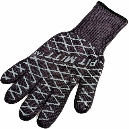 Design Bbq Mitt - The Charcoal Companion Ultimate Barbecue Pit Mitt, For Grill, Oven or BBQ, CC5102