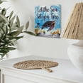 thumbnail image 5 of JennyGems Sea Turtle Decor Sea Turtle Gifts, Sea Turtle Bathroom Wall Decor, Beach House Signs Beach Decor, Inspirational Gifts, Beach Signs Coastal Farmhouse Decor (Let the Sea Set You Free), 5 of 9